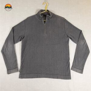 Oakley Pullover Jacket Gray Long Sleeve Casual 1/4 Zip Cotton Blend Men's Small